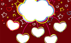 Sweet Valentines Clouds